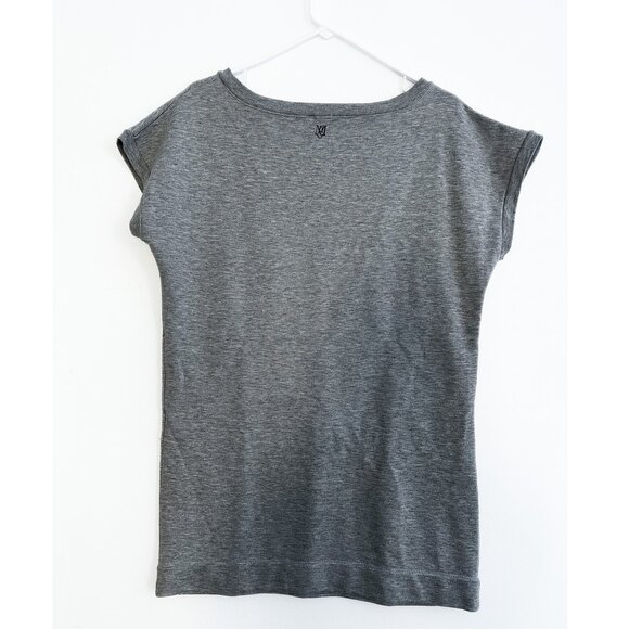 MNG Sports Sleeveless Sweatshirt Tunic – Oversized Gray Graphic Top - Picture 3 of 6